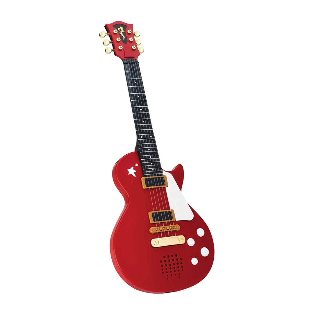 KiddoLab Baby Rocker - Juego de instrumentos musicales de guitarra para  niños con guitarra eléctrica de juguete y sonajeros. Juguetes de guitarra  para